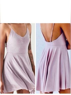 KIMCHI BLUE Lavender Purple Ballerina Knit Mini Dress